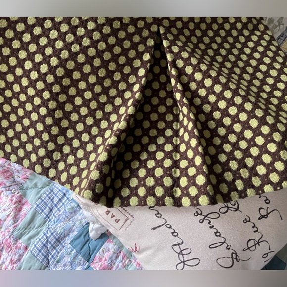 Boden Wool A-line, Above-Knee Skirt, Brown and Green, UK size 12R - Picture 3 of 7